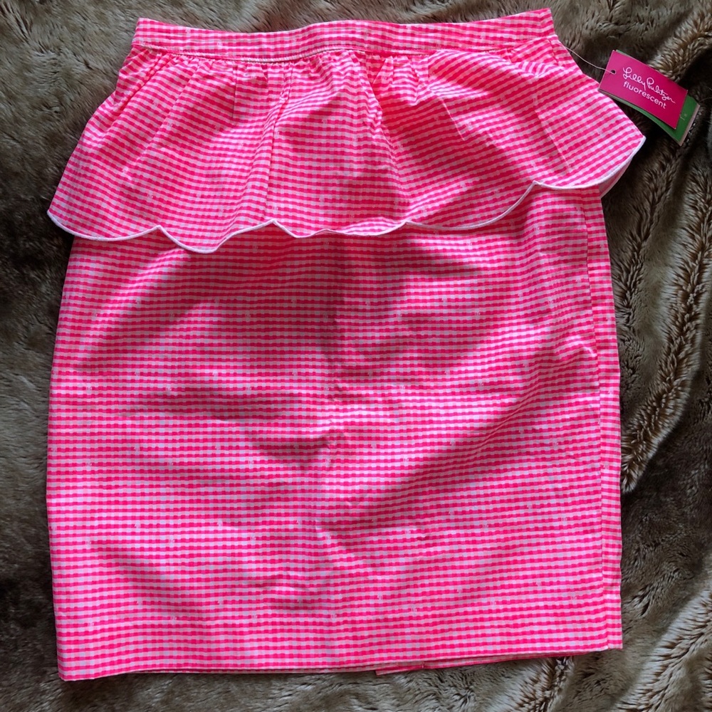 NWT Lilly Pulitzer Fluorescent Skirt